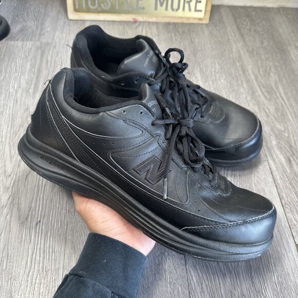 NEW BALANCE 577 Men’s Athletic Shoes Color BLACK Size 13 4E / MW577BK main image 9